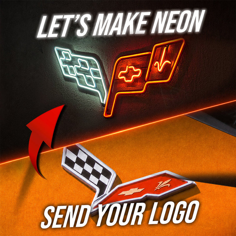 Your Personalized Logo Metal Neon Wall Art - MTN0068