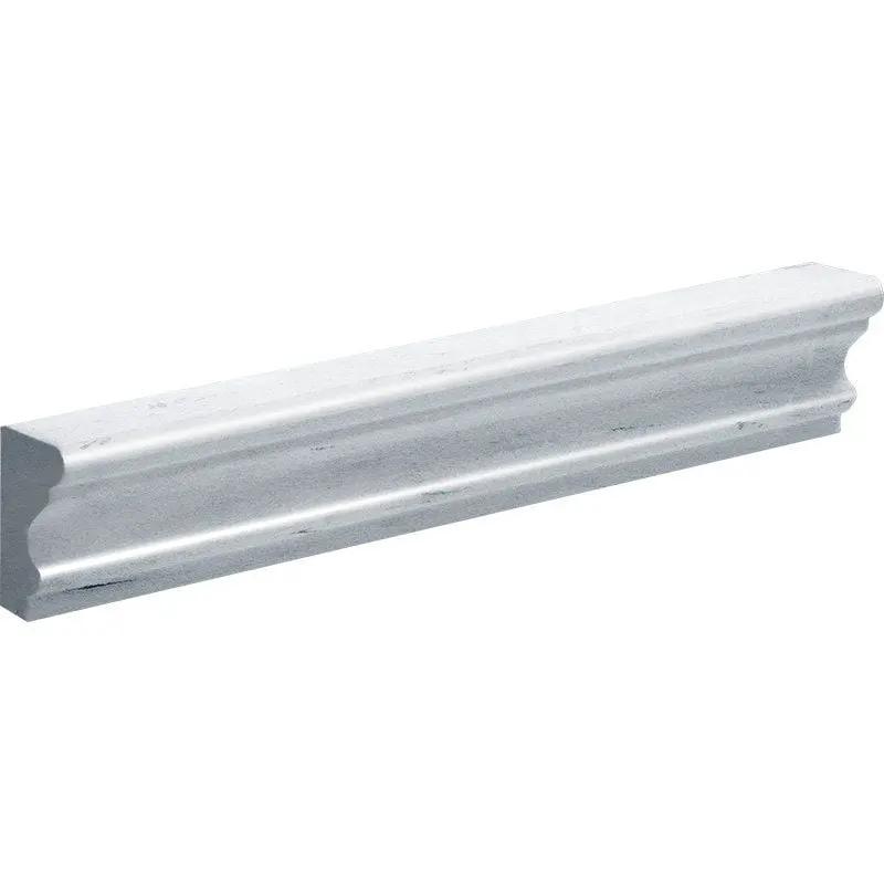 Abyssal Pearl Honed Andorra Marble Moldings 2x12