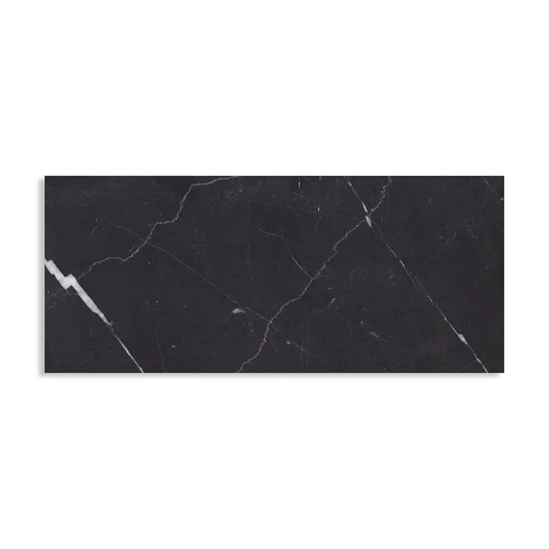 Nero Marquina Premium Honed Marble Tiles 6x12
