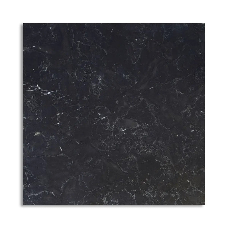 Nero Marquina Premium Polished Marble Tiles 12x12