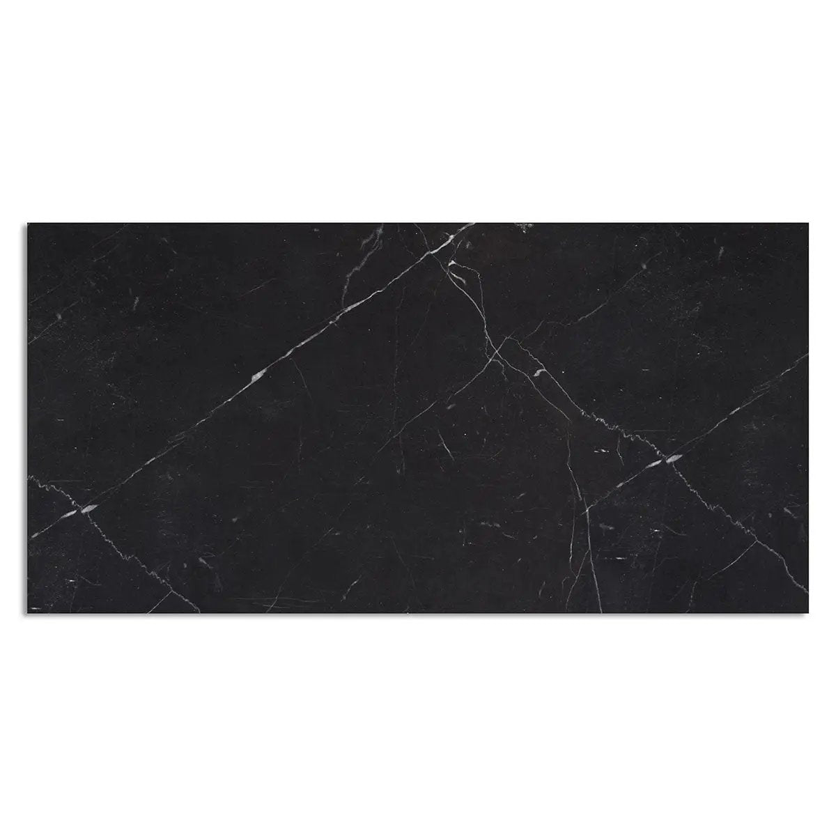 Nero Marquina Premium Polished Marble Tiles 12x24