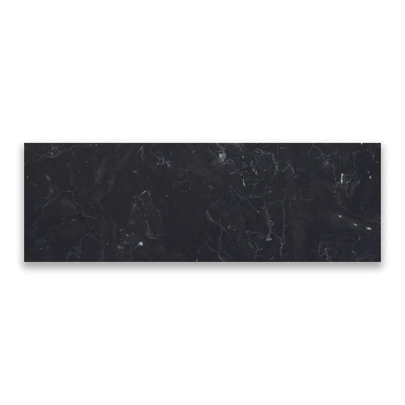 Nero Marquina Premium Polished Marble Tiles 4x12