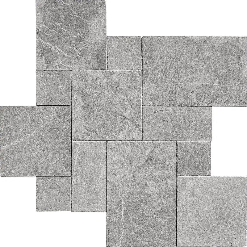 Noir Elegance Textura Marble Pavers Versailles Pattern