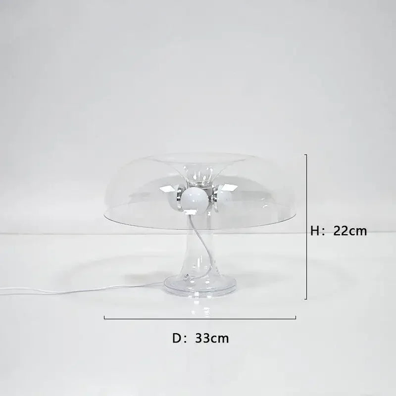 DecorBites™ New Led Mushroom Table Lamp for Hotel Bedroom Bedside Living Room Decoration Lighting Modern Minimalist Creativity Desk Lights