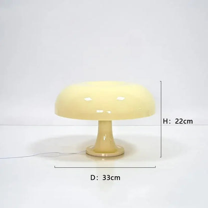 DecorBites™ New Led Mushroom Table Lamp for Hotel Bedroom Bedside Living Room Decoration Lighting Modern Minimalist Creativity Desk Lights