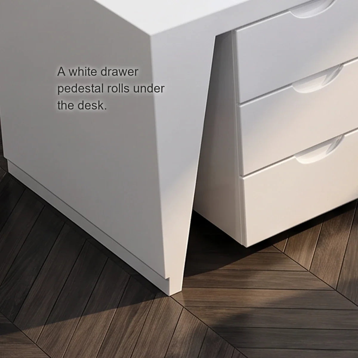 Newton · Executive Desk w/ Mobile Storage