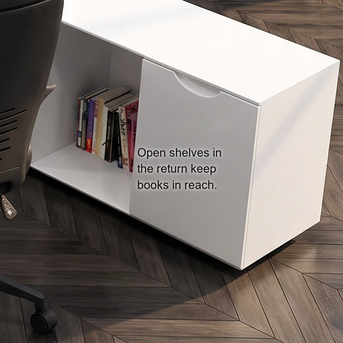 Newton · Executive Desk w/ Mobile Storage