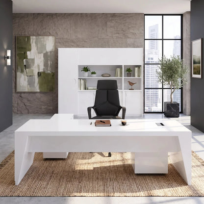 Newton · Executive Desk w/ Mobile Storage