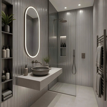 Urban Alloy Metallic Subway Glass Tiles 3x9