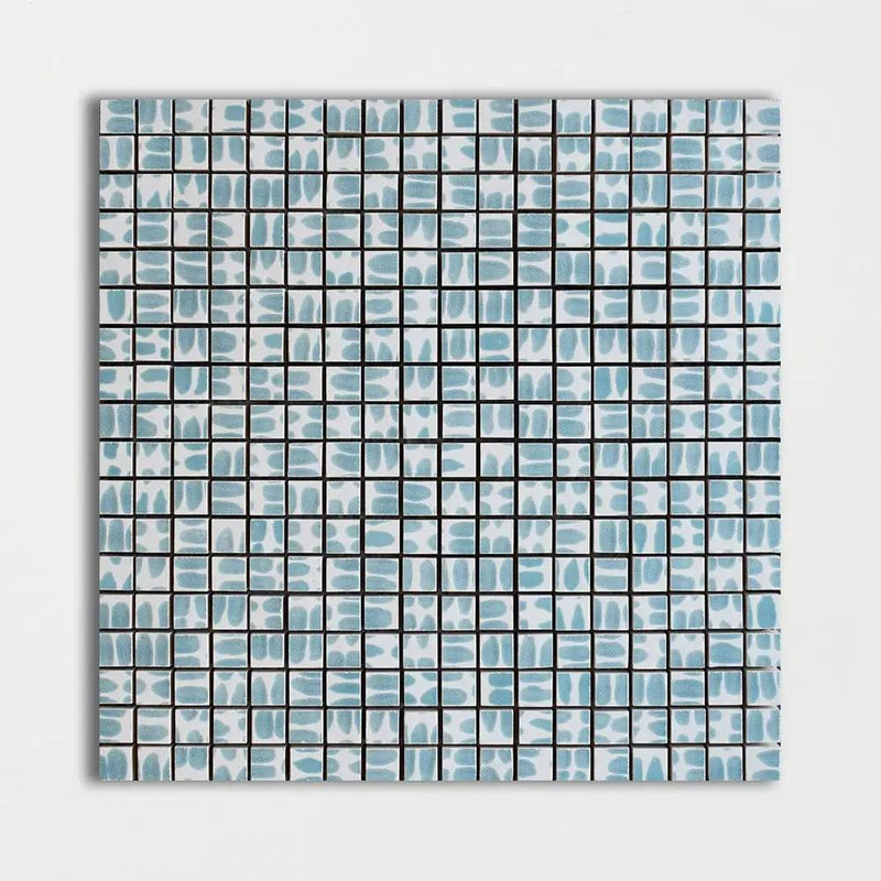 Powder Glossy Grande Colore Look Ceramic Mosaics 11 1/2x11 1/2
