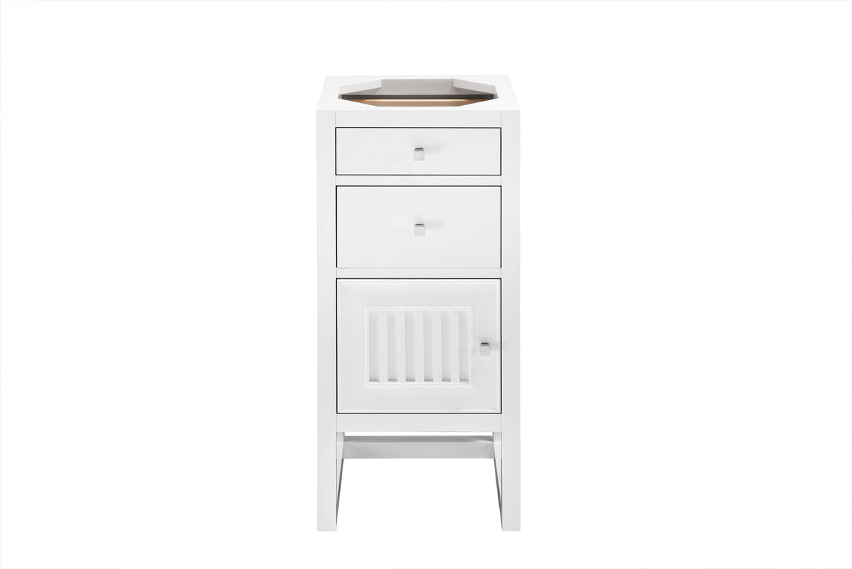 James Martin Athens 15" Base Cabinet, Glossy White