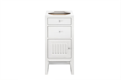 James Martin Athens 15" Base Cabinet, Glossy White