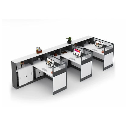 Norven · L-Shaped Cubicle Office Workstation