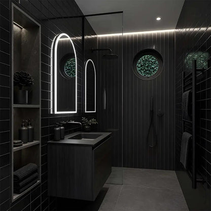 Noir Matte Subway Ceramic Tiles 4x12