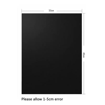 Non-stick black bbq grill mat kitchen and outdoor cooking accessory