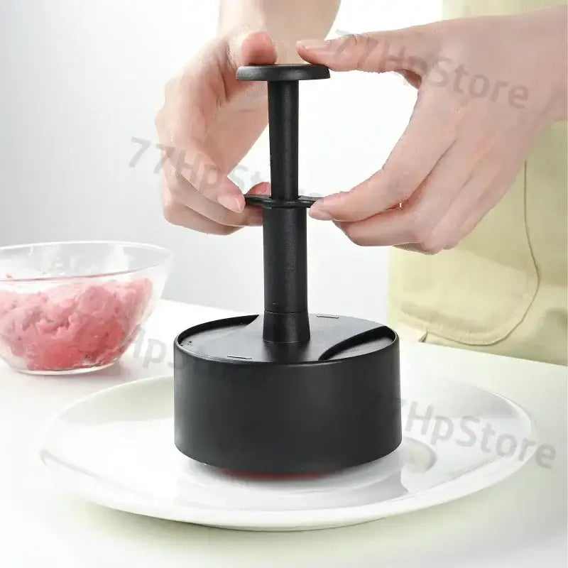 Non-stick pink hamburger meat press kitchen patty maker mold