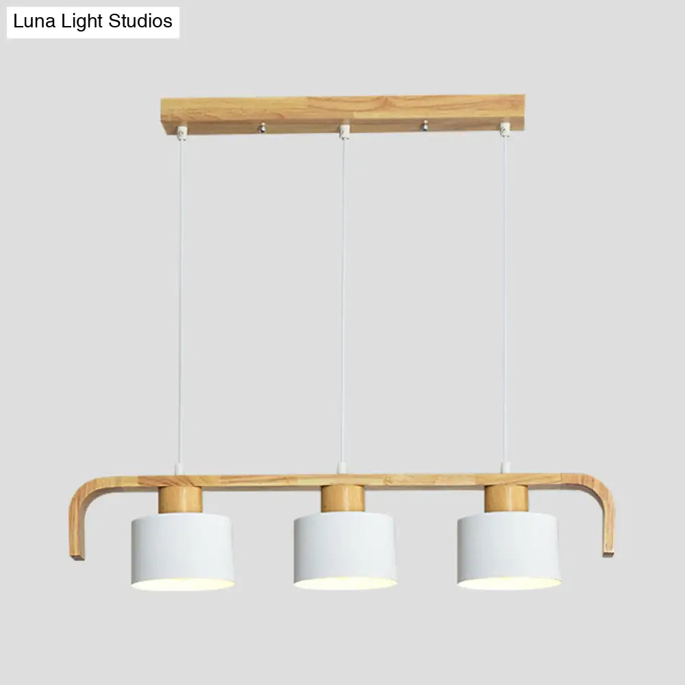 DecorBites™ Nordic 3/4 Head Metal Island Chandelier for Dining Room & Kitchen
