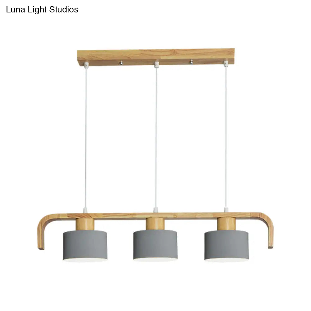 DecorBites™ Nordic 3/4 Head Metal Island Chandelier for Dining Room & Kitchen