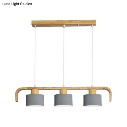 DecorBites™ Nordic 3/4 Head Metal Island Chandelier for Dining Room & Kitchen