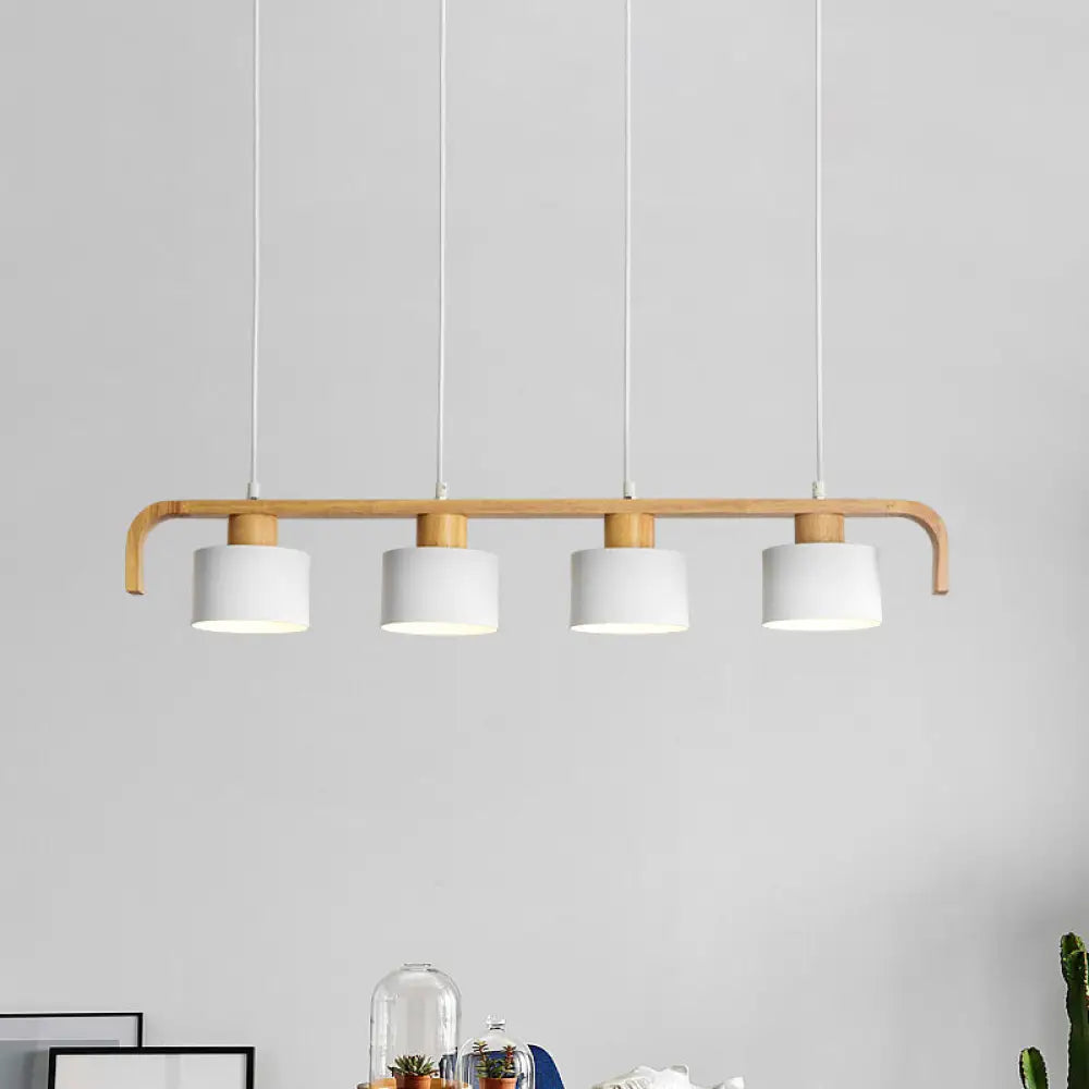 DecorBites™ Nordic 3/4 Head Metal Island Chandelier for Dining Room & Kitchen