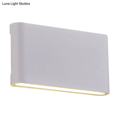 DecorBites™ Nordic Aluminum Flush Mount Wall Lamp - Black/White LED Sconce Light Fixture (Small/Large)