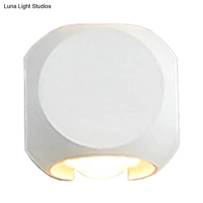 DecorBites™ Nordic Aluminum LED Wall Lamp - Mini Cube Wall Washer Sconce for Living Room (2/4-Head) in Black/White