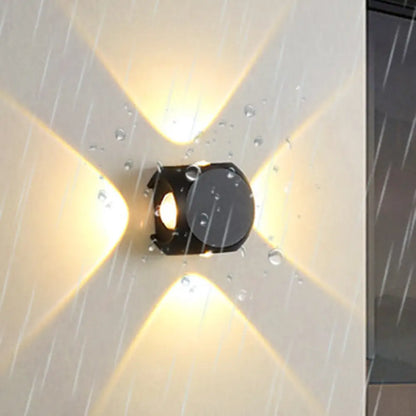 DecorBites™ Nordic Aluminum LED Wall Lamp - Mini Cube Wall Washer Sconce for Living Room (2/4-Head) in Black/White