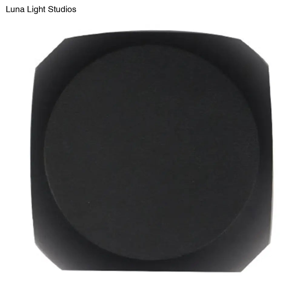DecorBites™ Nordic Aluminum LED Wall Lamp - Mini Cube Wall Washer Sconce for Living Room (2/4-Head) in Black/White