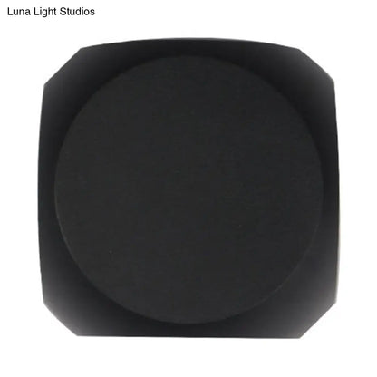 DecorBites™ Nordic Aluminum LED Wall Lamp - Mini Cube Wall Washer Sconce for Living Room (2/4-Head) in Black/White