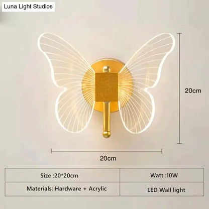 DecorBites™ Nordic Art Deco LED Swan Wall Lamp  for Bedroom Bedside wall Living Room Hallway Indoor Lighting