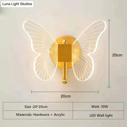 DecorBites™ Nordic Art Deco LED Swan Wall Lamp  for Bedroom Bedside wall Living Room Hallway Indoor Lighting