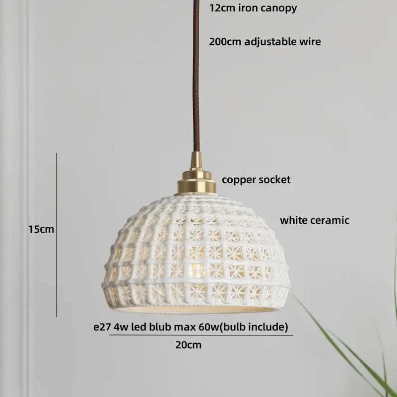 Nordic brown wood led pendant light dining room autumn leaf glass