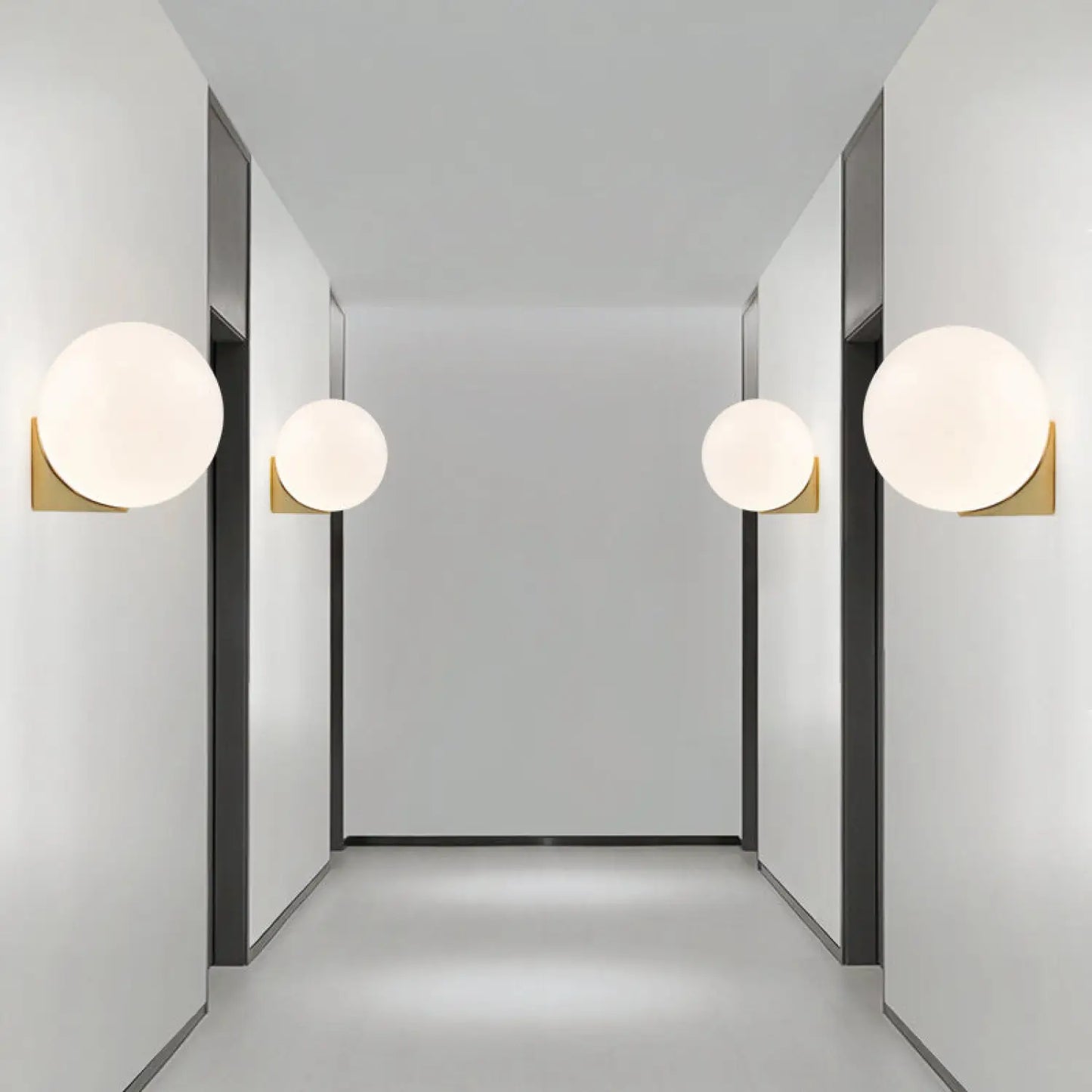 Nordic Circle Light Fixture for Bedroom & Hallway Lighting
