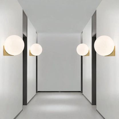 Nordic Circle Light Fixture for Bedroom & Hallway Lighting