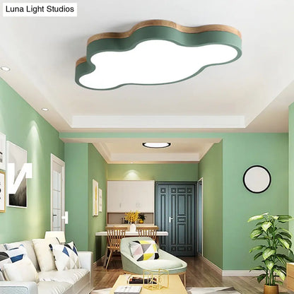 DecorBites™ Nordic Cloud Shape LED Flush Mount Ceiling Lamp for Kids Bedroom
