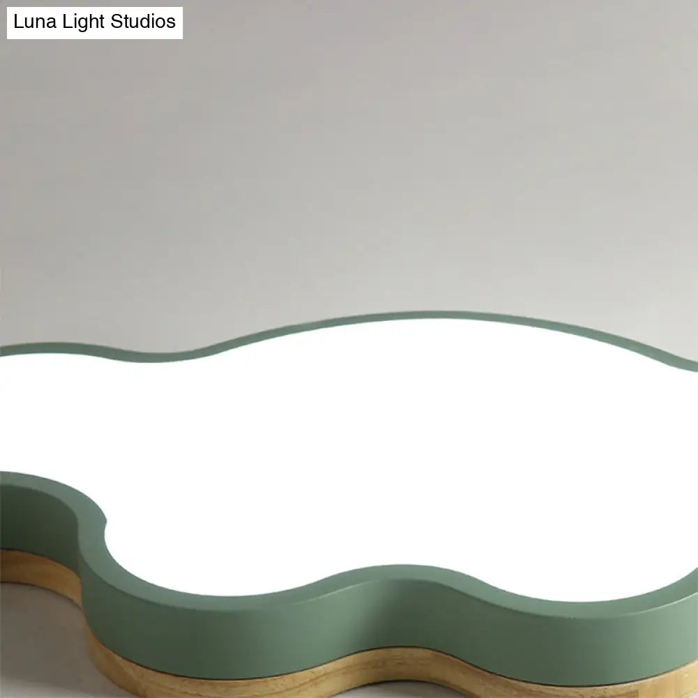 DecorBites™ Nordic Cloud Shape LED Flush Mount Ceiling Lamp for Kids Bedroom