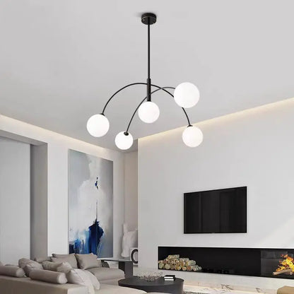 DecorBites™ Nordic Comet Glass Ball Chandelier - Elegant Home Décor