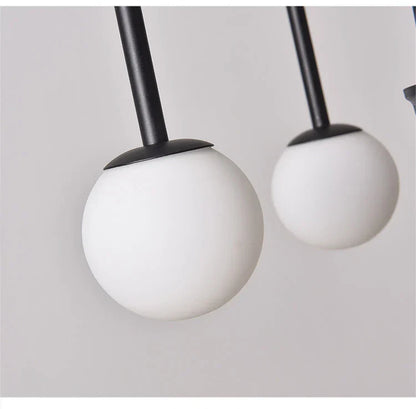 DecorBites™ Nordic Comet Glass Ball Chandelier - Elegant Home Décor