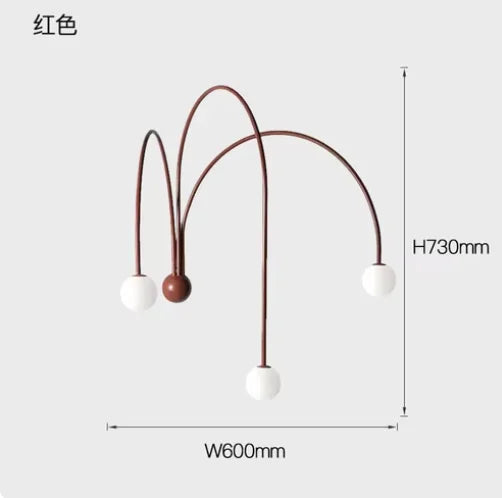 DecorBites™ Nordic Comet Glass Ball Chandelier - Elegant Home Décor