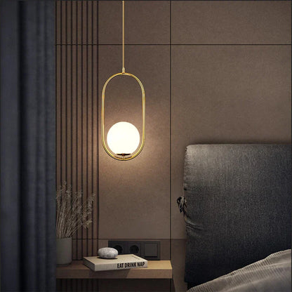 DecorBites™ Nordic Glass Ball Pendant Light - Modern Decor