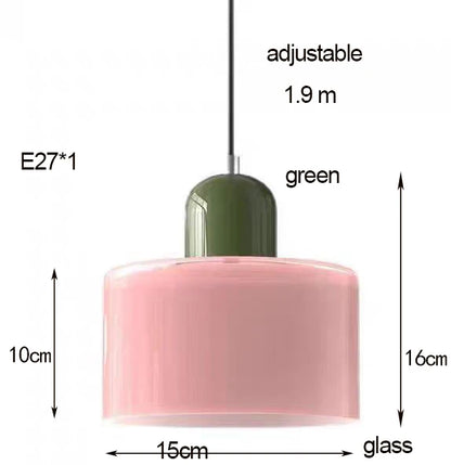 DecorBites™ Nordic Glass Chandelier for Bedroom and Bar