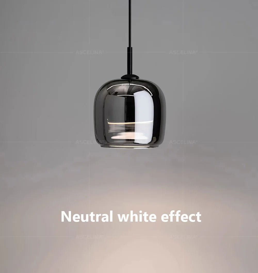 DecorBites™ Nordic Glass LED Pendant Chandelier - Modern, Luxury
