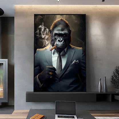 DecorBites™ Nordic Gorilla Wall Art Canvas Print