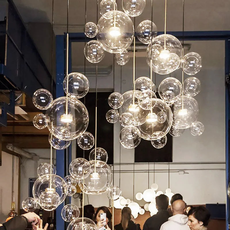 DecorBites™ Nordic LED Bubble Chandelier - Modern Home Lighting