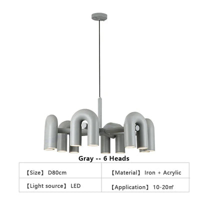 DecorBites™ Nordic LED Ceiling Chandelier for Modern Home