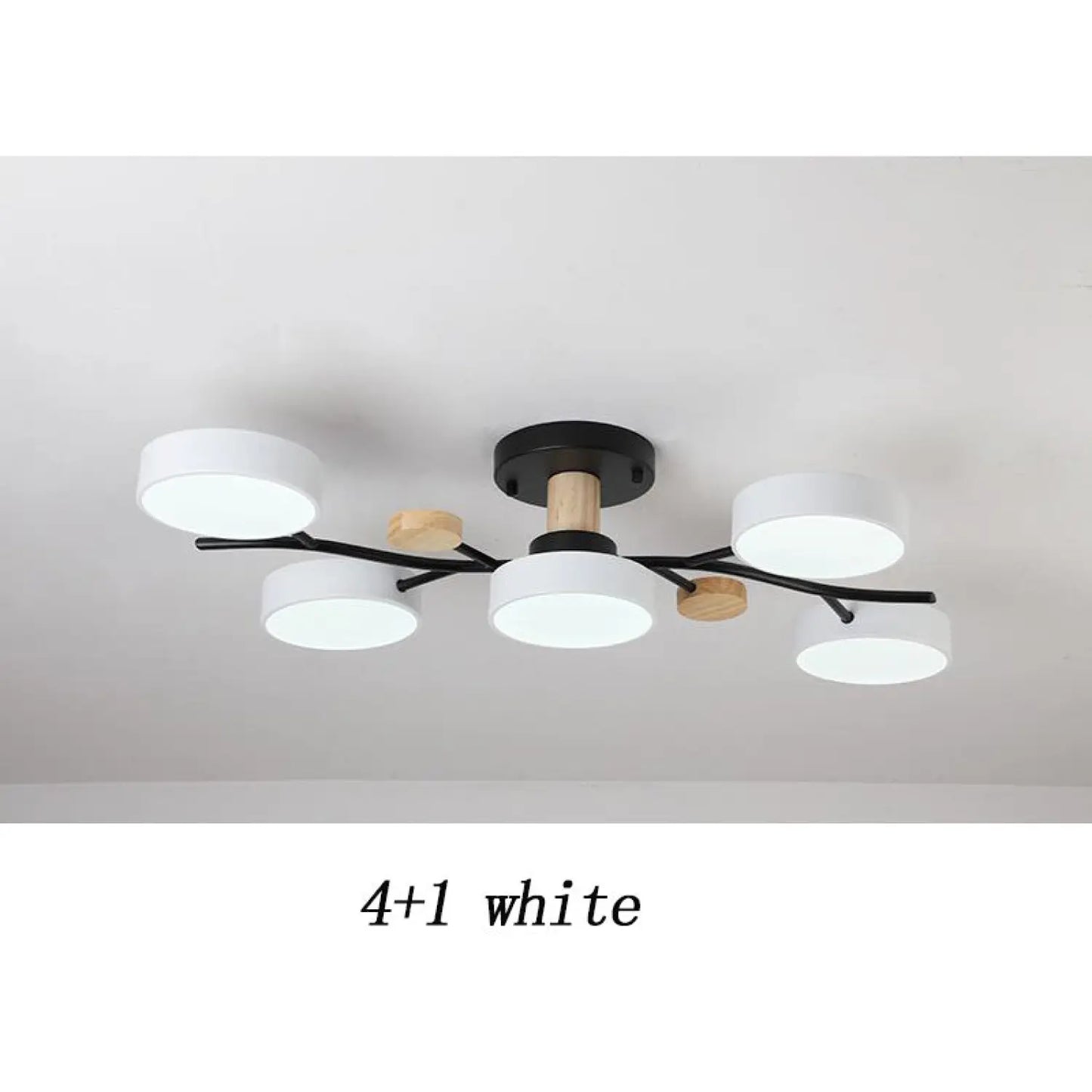 Nordic LED Ceiling Light for Living Room in Soft Macaron Style