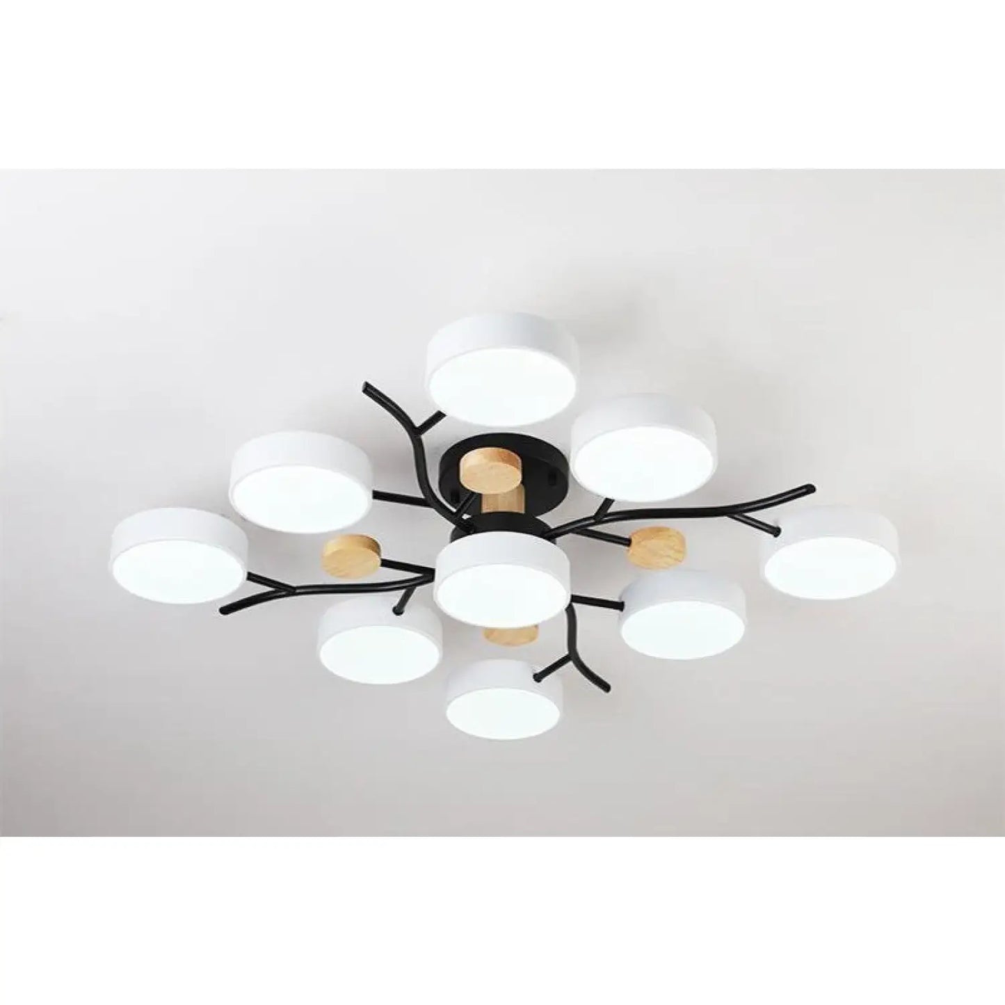 Nordic LED Ceiling Light for Living Room in Soft Macaron Style