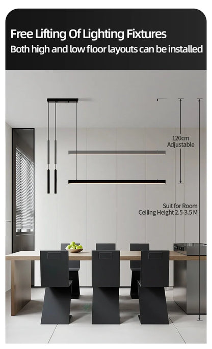 DecorBites™ Nordic LED Chandelier for Home Lighting