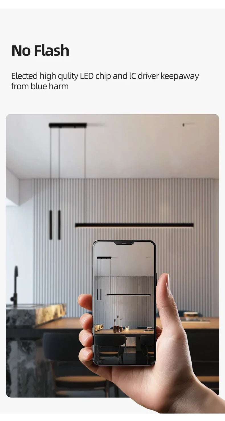 DecorBites™ Nordic LED Chandelier for Home Lighting