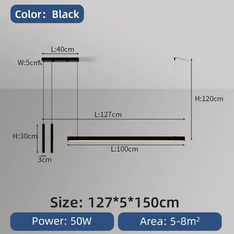 DecorBites™ Nordic LED Chandelier for Home Lighting